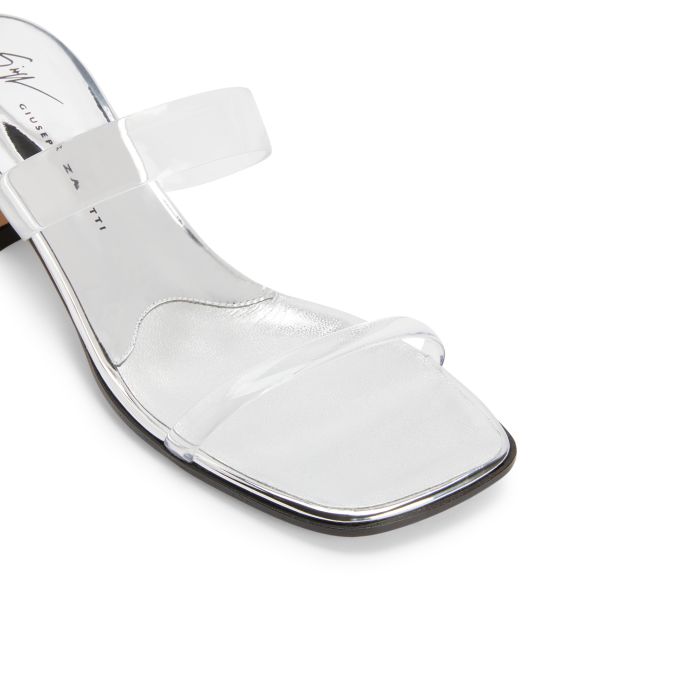 AUDE PLEXI - Silver - Sandals