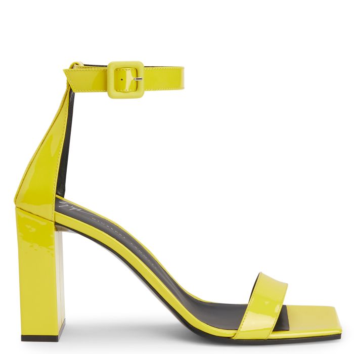 SHANGAY BUCKLE - Yellow - Sandals