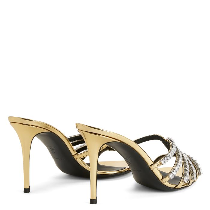 INTRIIGO BAGUETTE - Gold - Sandals