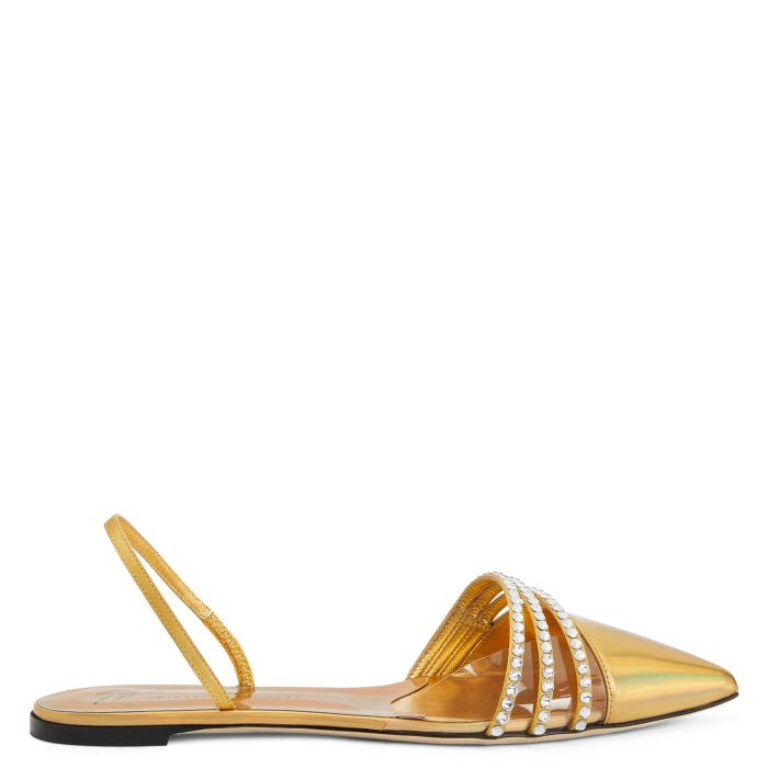 CLARALIE - Goldfarben - Flache Schuhe