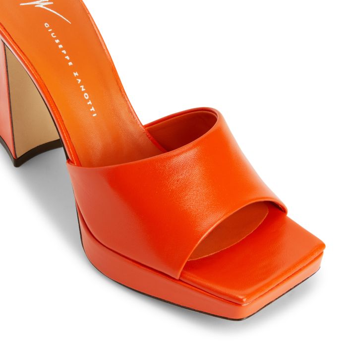 SOLHENE PLATFORM - Orange - Sandals