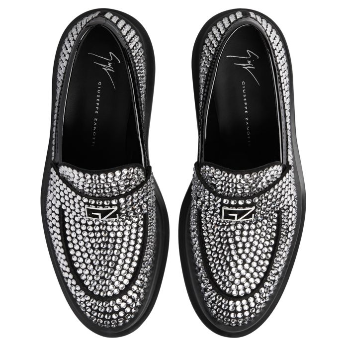 MALICK CRYSTAL - Black - Loafers