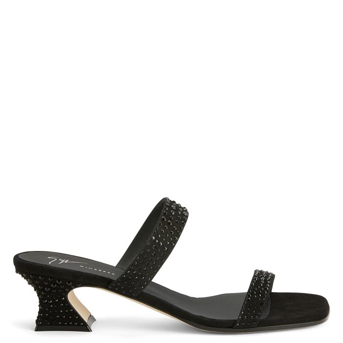 AUDE CRYSTAL - Black - Sandals