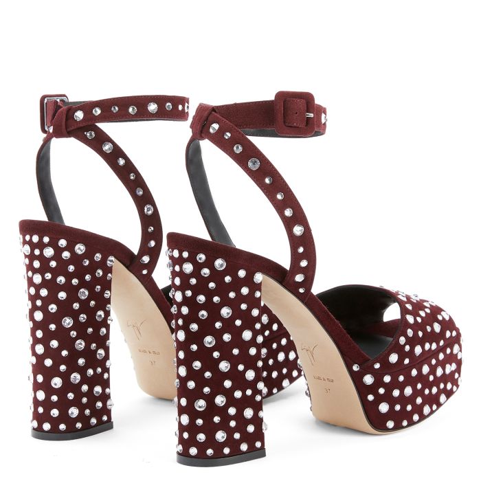NEW BETTY SPARKLE - Bordeaux - Шарфы