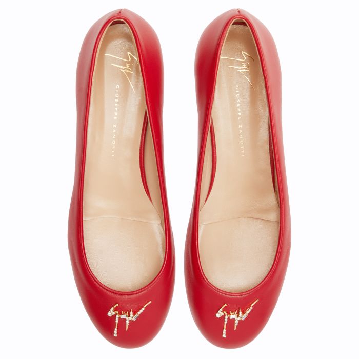RIZIANA - Rojo - Zapatos Planos