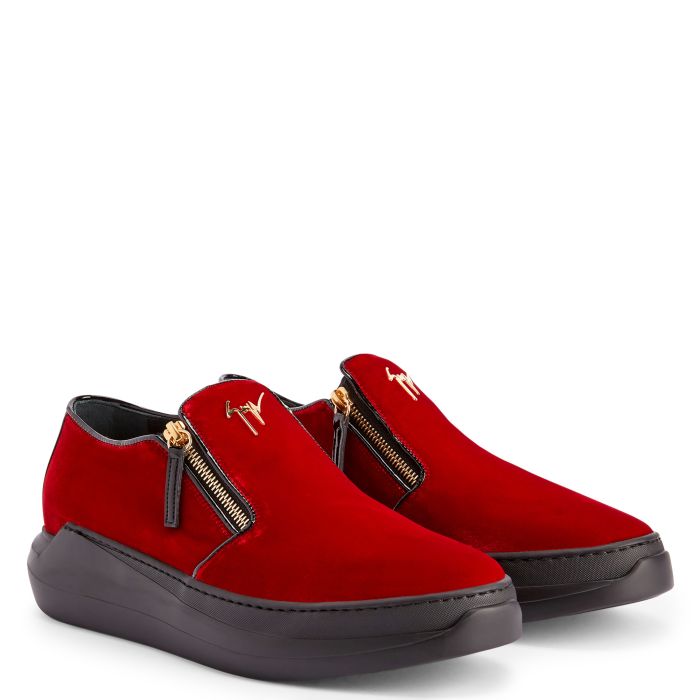 CONLEY ZIP - Red - Low-top sneakers