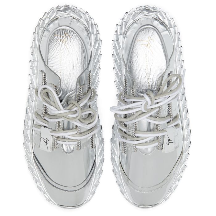 silver giuseppe shoes