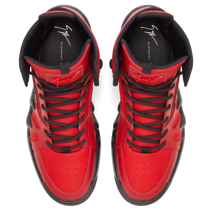 red giuseppe shoes