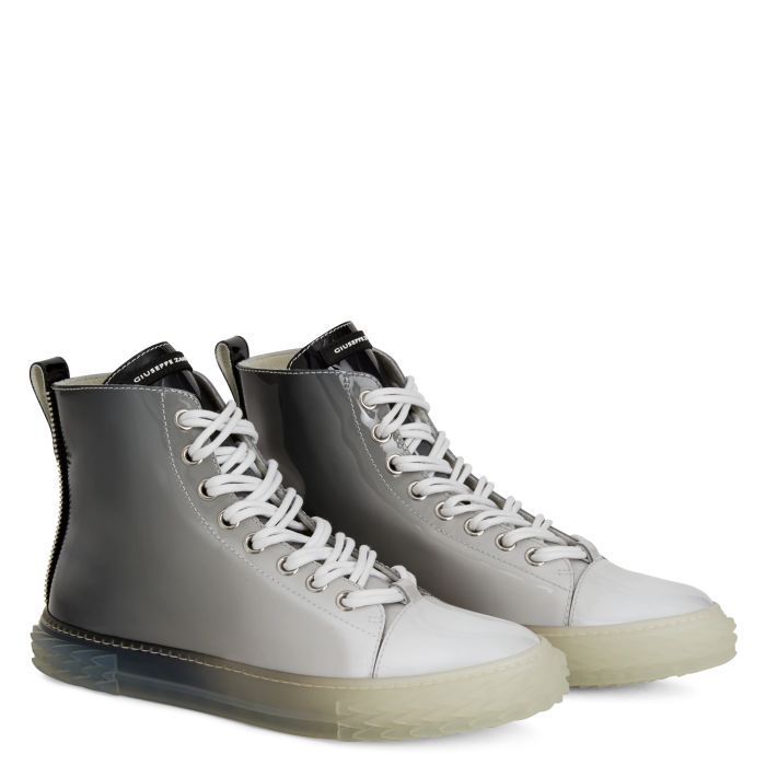 BLABBER - Grey - Mid top sneakers