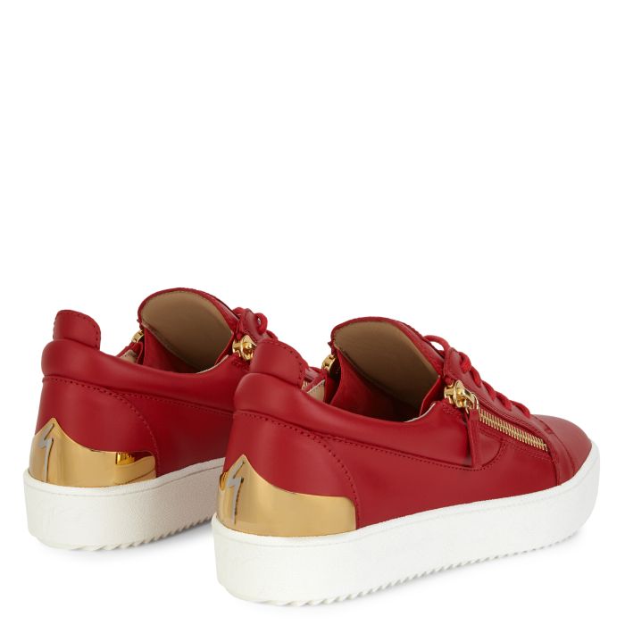 FRANKIE SHELL - Red - Low top sneakers