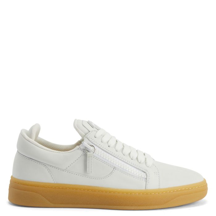 GIUSEPPE ZANOTTI GZ94 White Leather Browns Shoes, 47% OFF