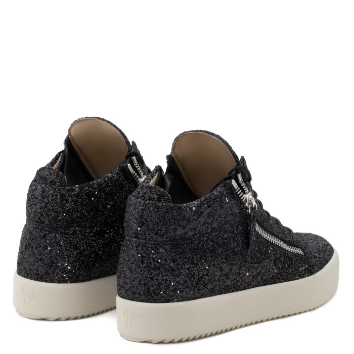 black glitter giuseppe sneakers