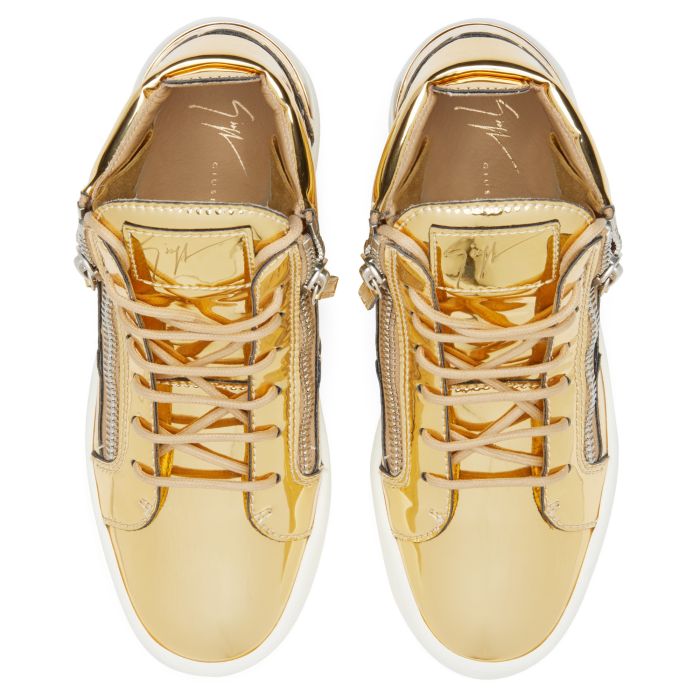 gold giuseppe sneakers