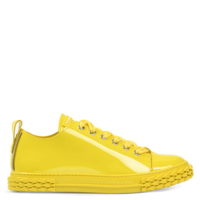 yellow low top sneakers
