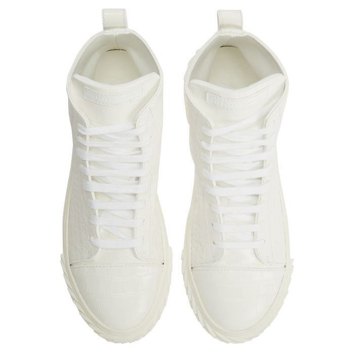 ECOBLABBER - White - Mid top sneakers