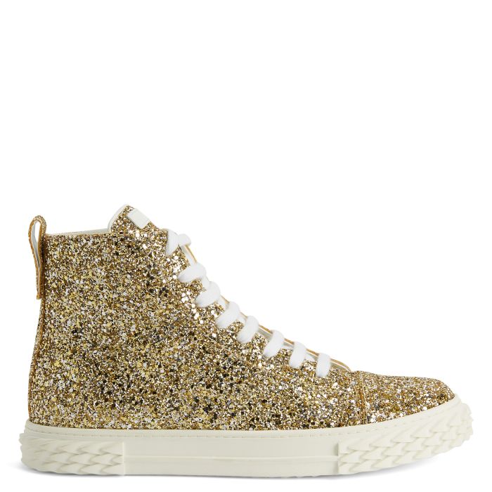 ECOBLABBER - Gold - Mid top sneakers