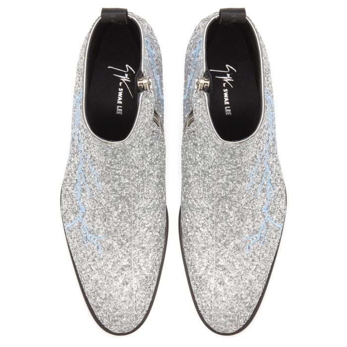 giuseppe zanotti glitter boots