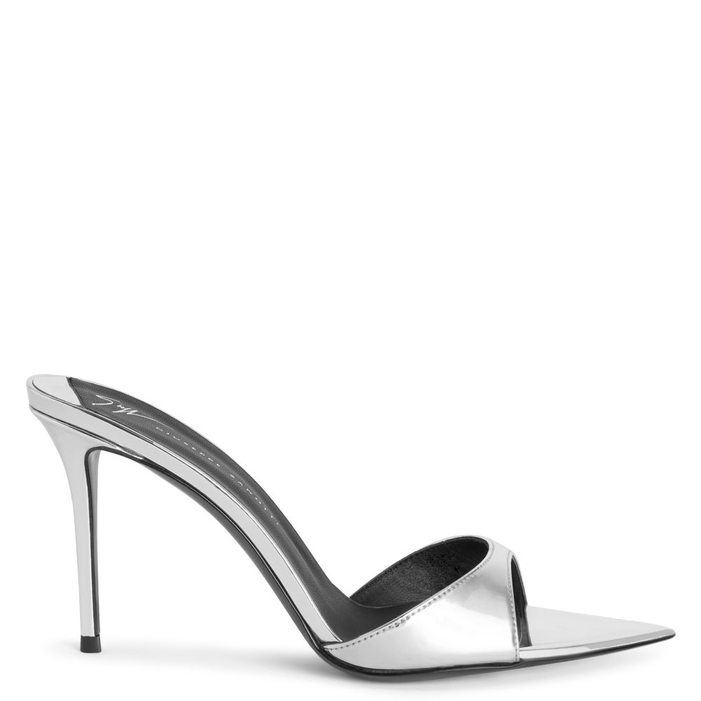 herlipto Bit Square-Toe Mules 新色ホワイト 36 新色】Bit Square-Toe Mules