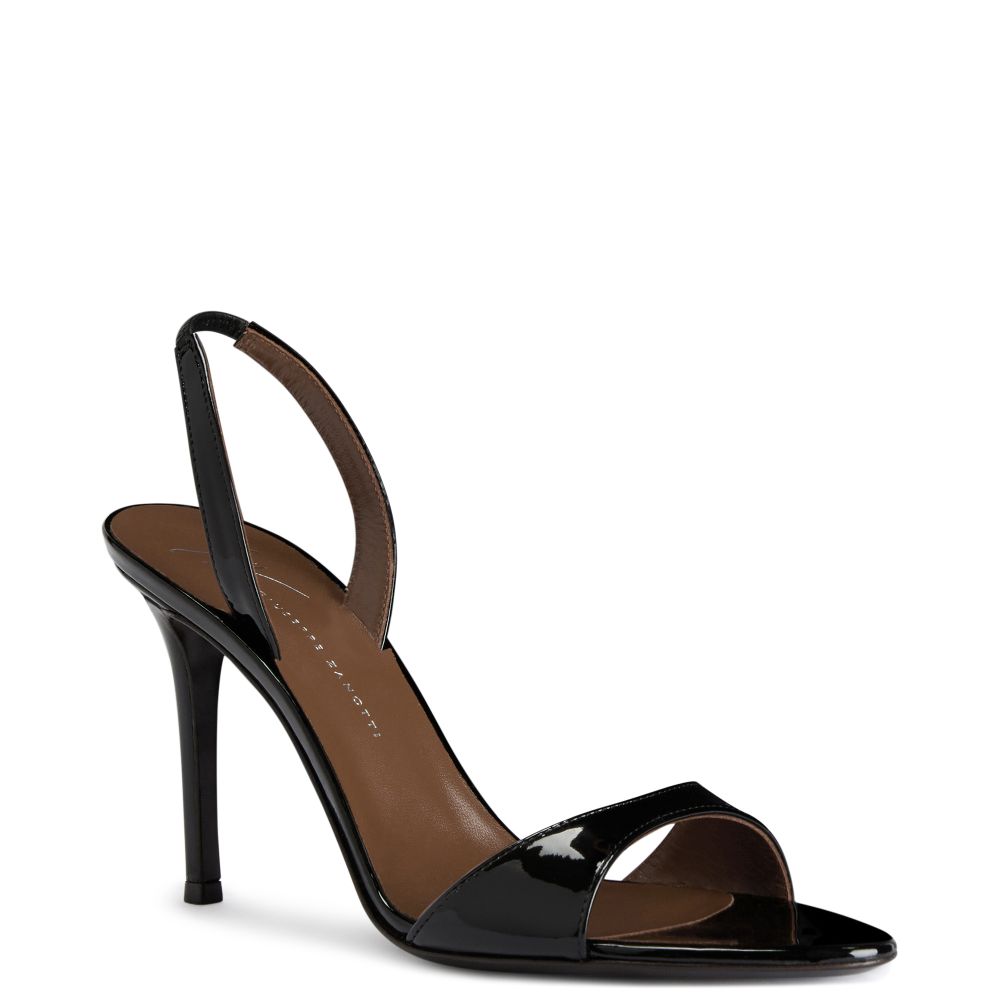 LILIBETH 90: Sandals Black | Giuseppe Zanotti