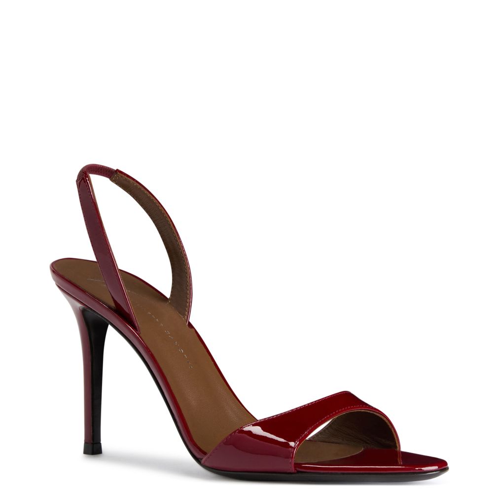 Elizabeth♡ LILIBETH 90: Sandals Bordeaux | Giuseppe Zanotti