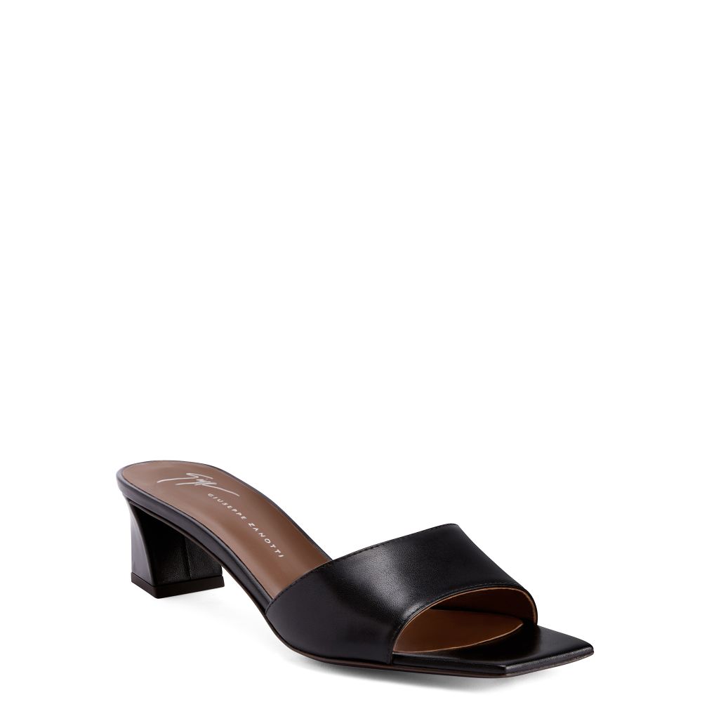TALIA MULE 45: Sandals Black | Giuseppe Zanotti