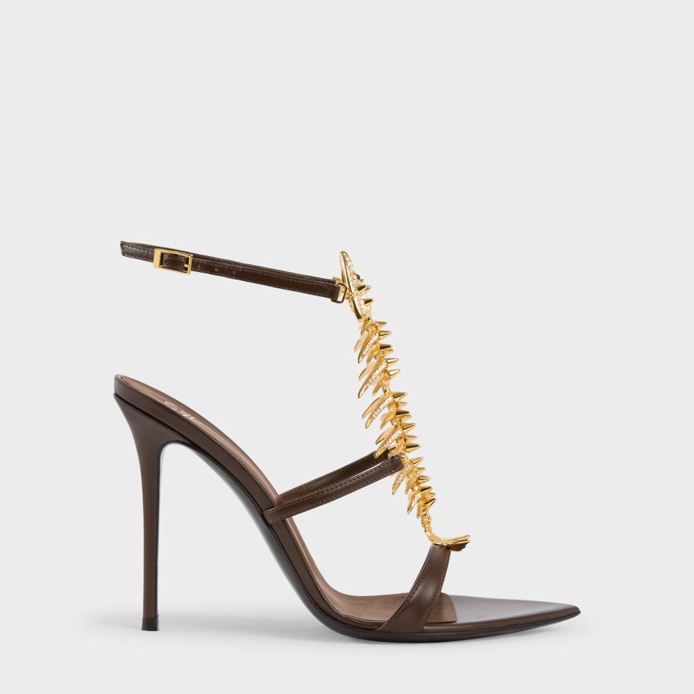 Giuseppe Zanotti フィッシュボーン　サンダル　22cm SLIM 2.0 105