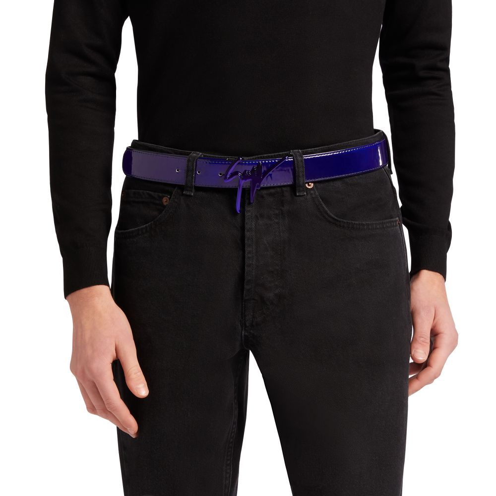 blue giuseppe belt