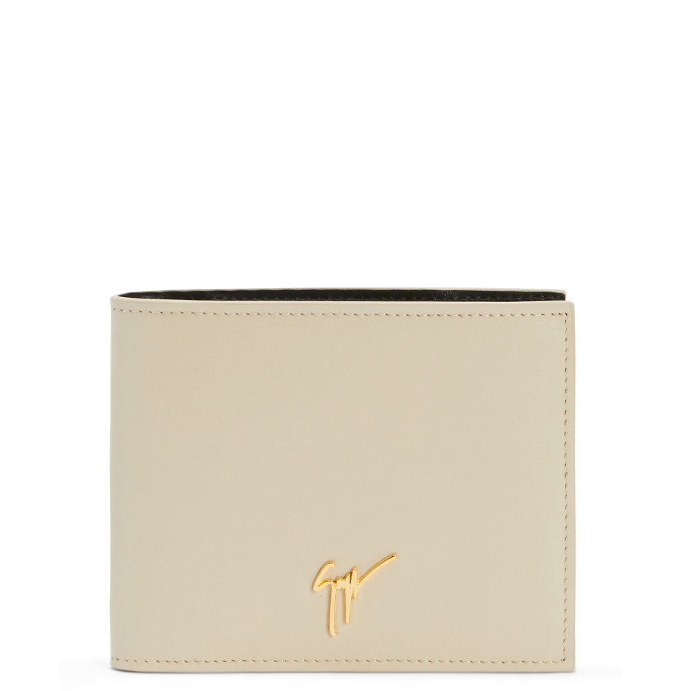 【美品】Off-White Leather Wallet Off-White - Embossed Leather Billfold Wallet - Black Off-White