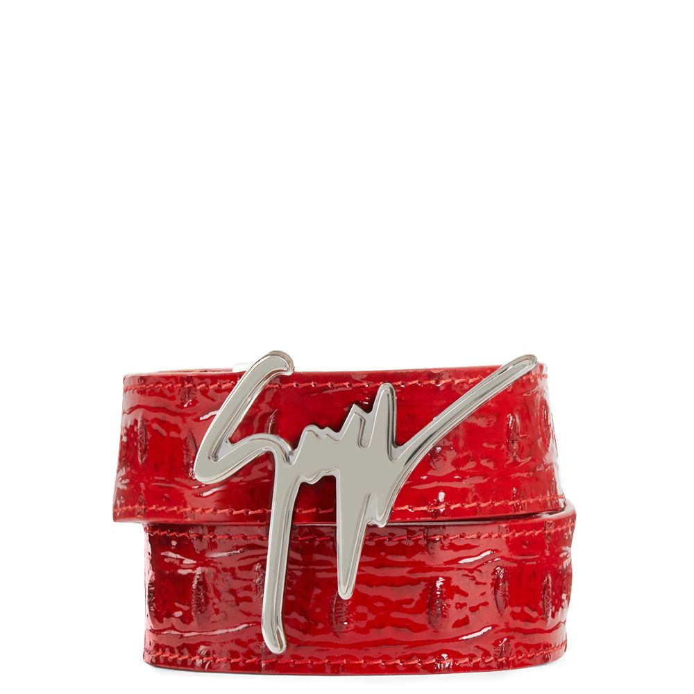red giuseppe belt