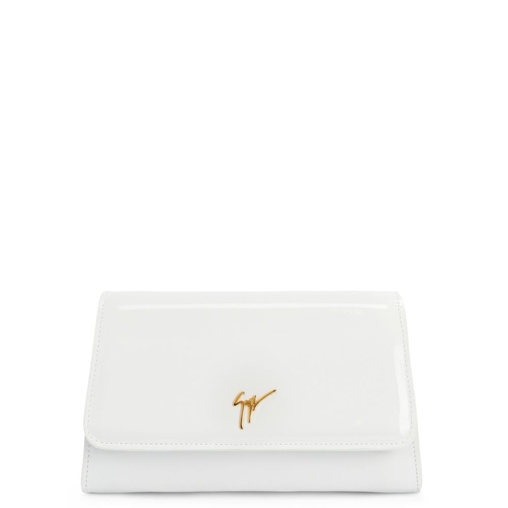 CLEOPATRA: Clutches White | Giuseppe Zanotti