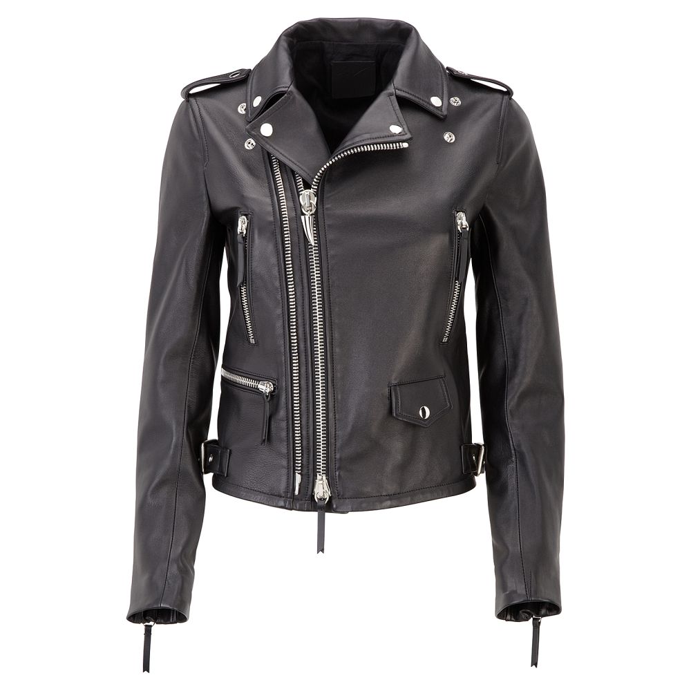 giuseppe zanotti leather jacket