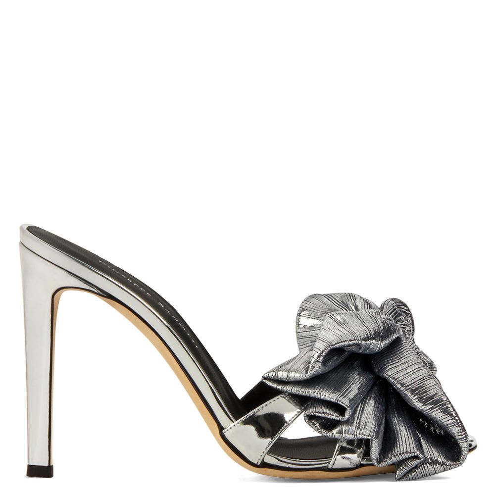 giuseppe zanotti silver sandals