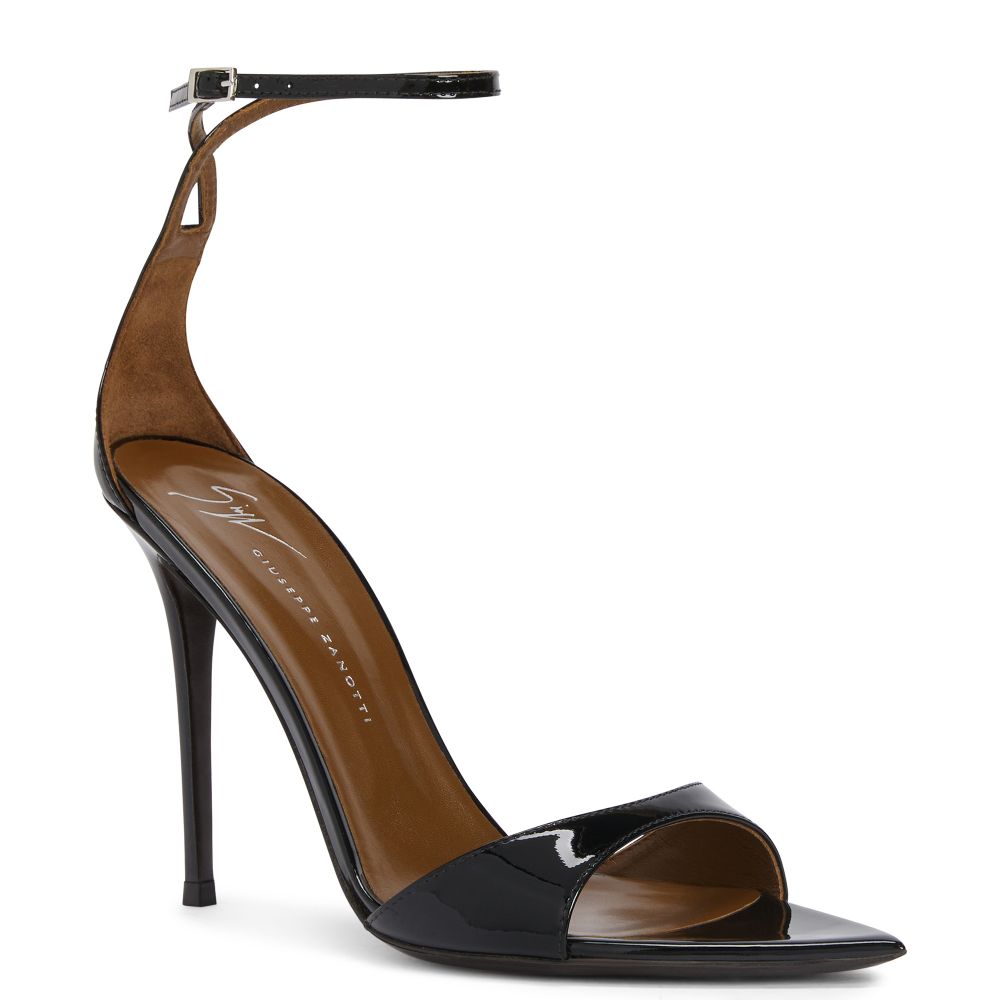 INTRIIGO STRAP 105: Sandals Black | Giuseppe Zanotti
