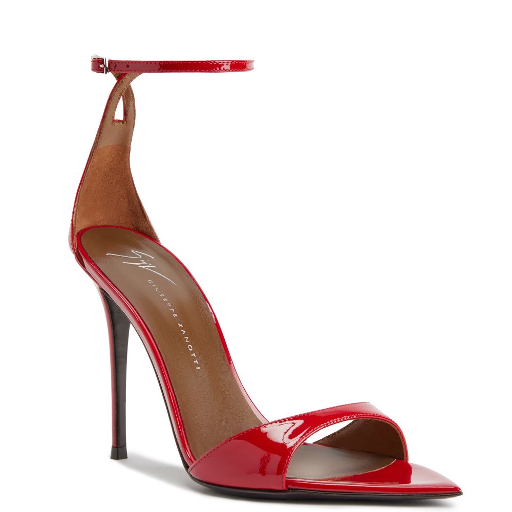 INTRIIGO STRAP 105: Sandals Red | Giuseppe Zanotti