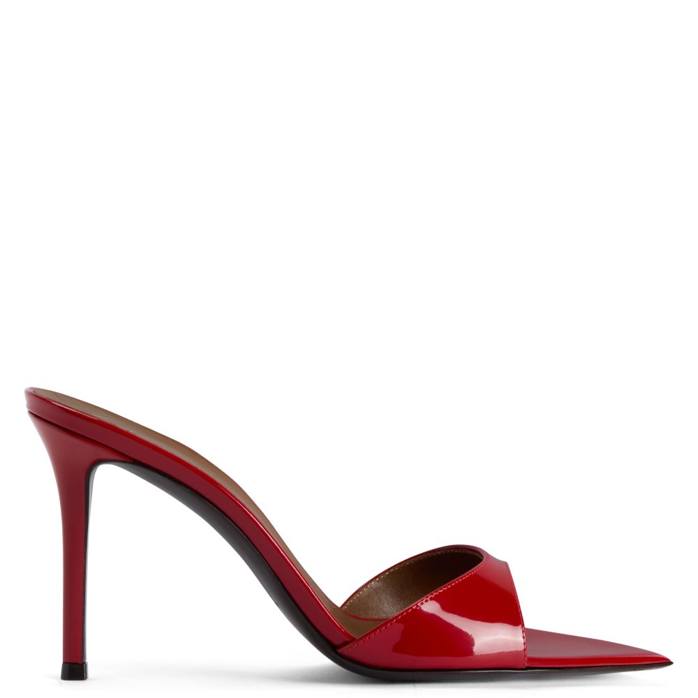 INTRIIGO STRAP 90: Sandals Red | Giuseppe Zanotti