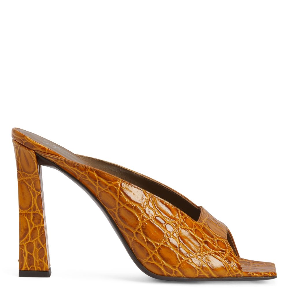 GZ MYA: Sandals Orange | Giuseppe Zanotti