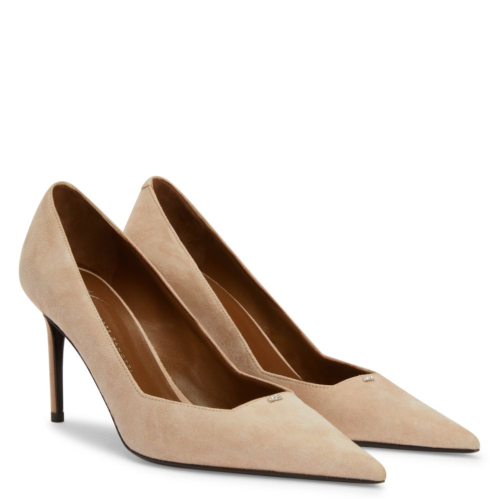 シューズ・サンダルその他 AEYDE Woman Pumps Brown CARP35KT118 MOKA AEYDE-SABA-PATENT-CALF-LEATHER