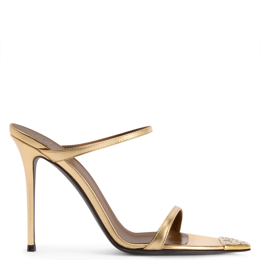 INTRIIGO JEWELRY 105: Sandals Gold | Giuseppe Zanotti
