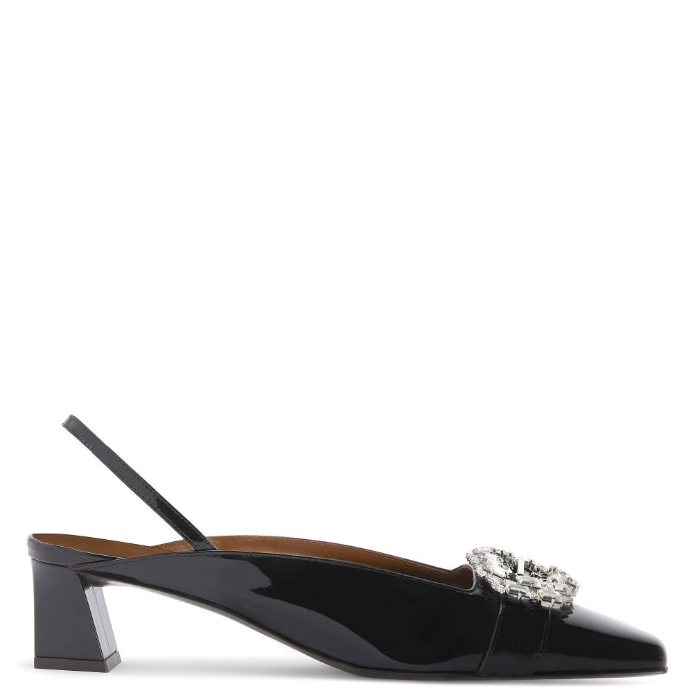 BRENDHA SPARKLE 45: Pumps Black | Giuseppe Zanotti