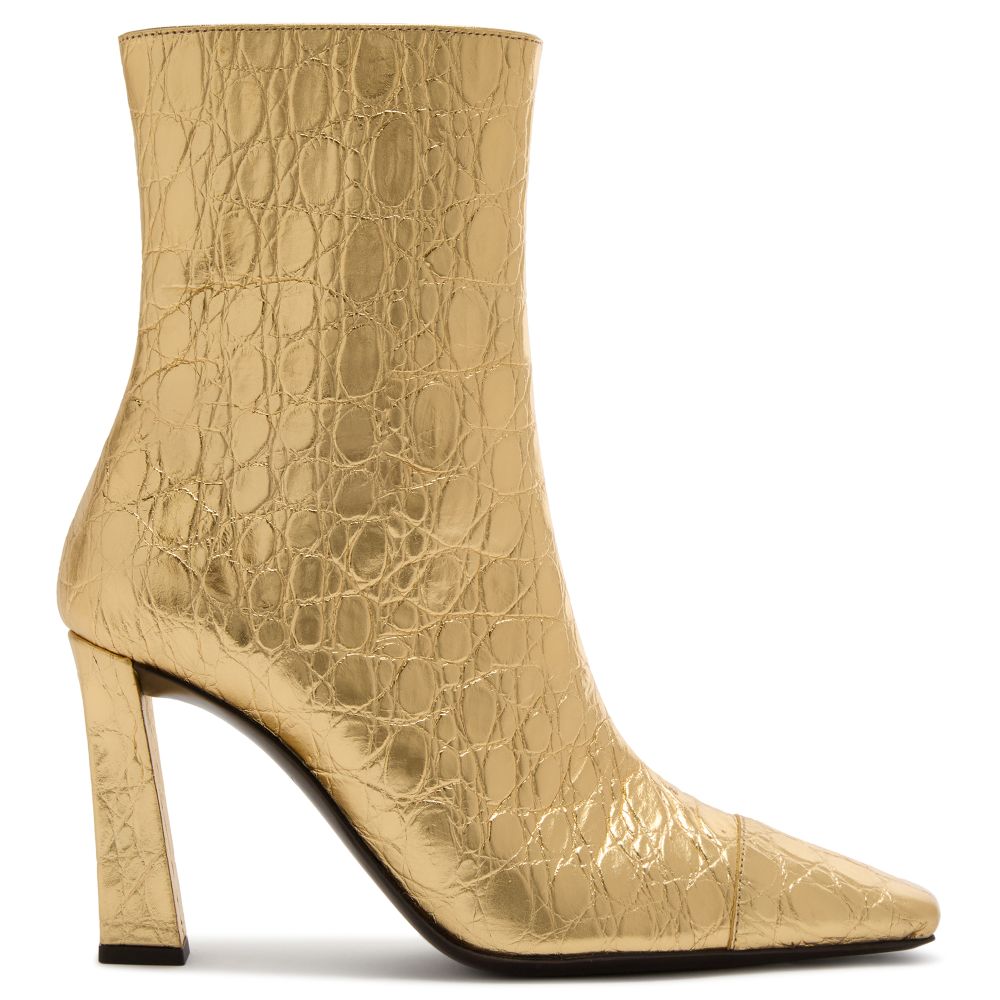 JANIEE BOOTIE 90: Boots Gold | Giuseppe Zanotti