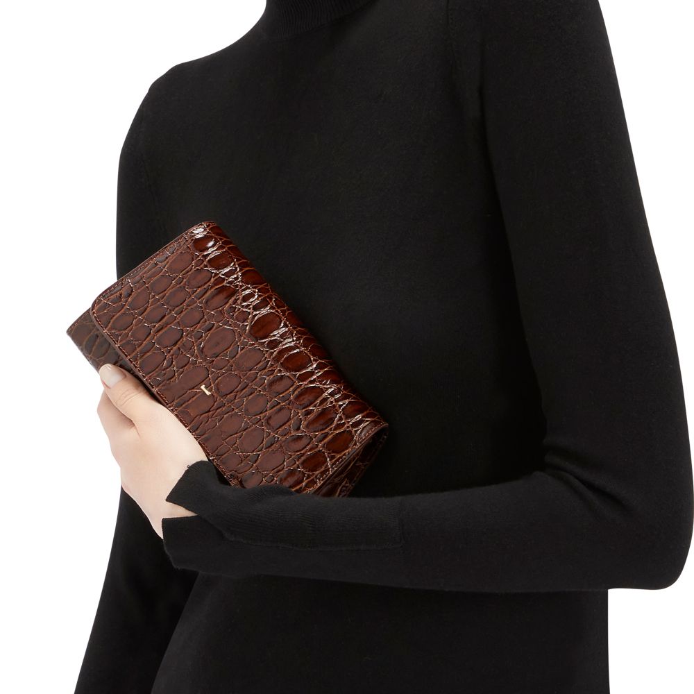 CLEOPATRA MINI: Clutches Brown | Giuseppe Zanotti
