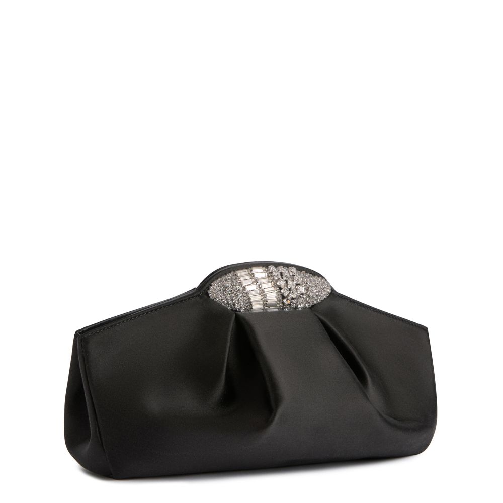GZ DUMPLING: Clutches Black | Giuseppe Zanotti