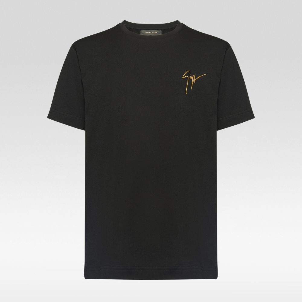 LR-01: Camisetas Preto | Giuseppe Zanotti