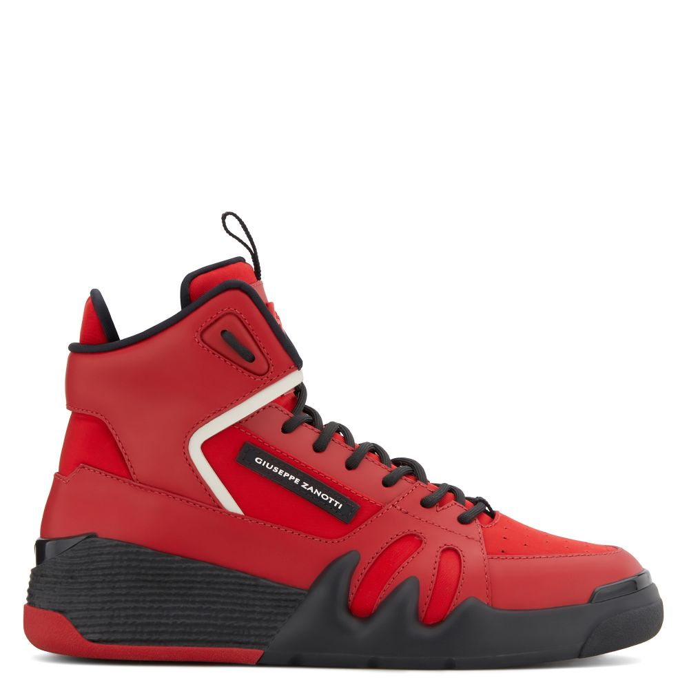 red giuseppe sneakers