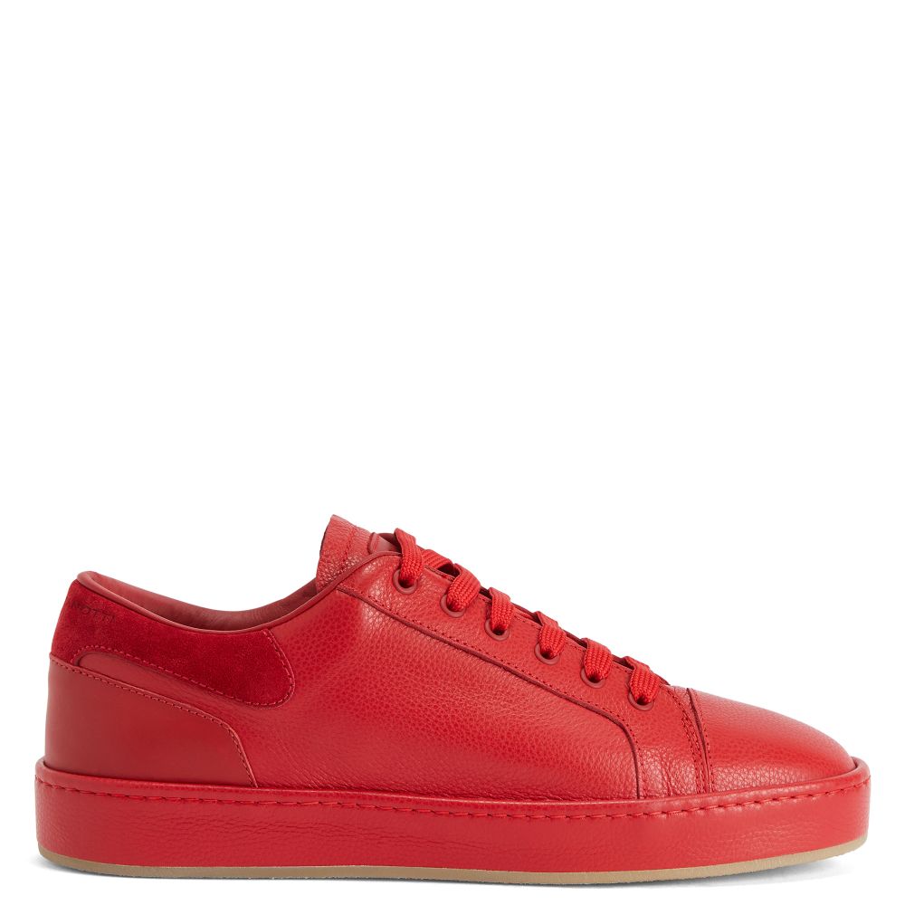 GZ-CITY: Low-top sneakers Red Giuseppe Zanotti