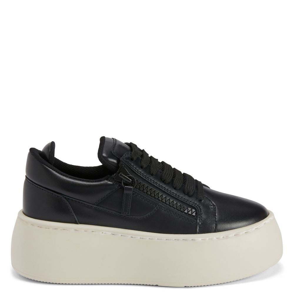 スニーカー Gz94 Maxi Sneakers - Giuseppe Zanotti - Leather - Black GZ94 MAXI