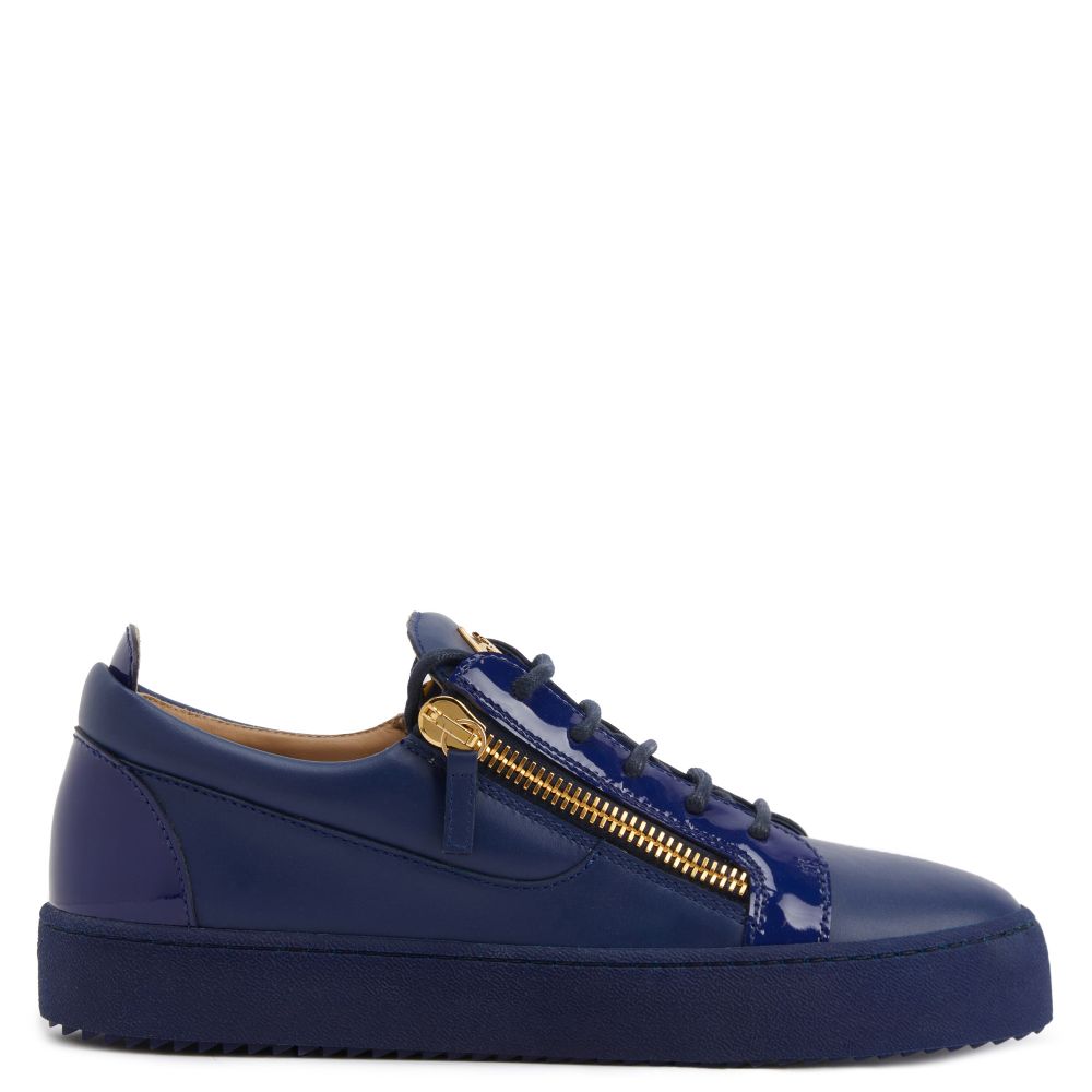 未使用【uk5】E COX 13441 LTD FRANKIE: Low-top sneakers Blue | Giuseppe Zanotti
