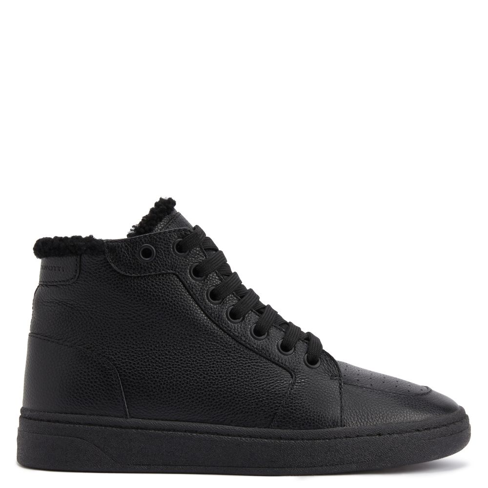 パイネ G-L I GHT GZ94: Mid top sneakers Black | Giuseppe Zanotti