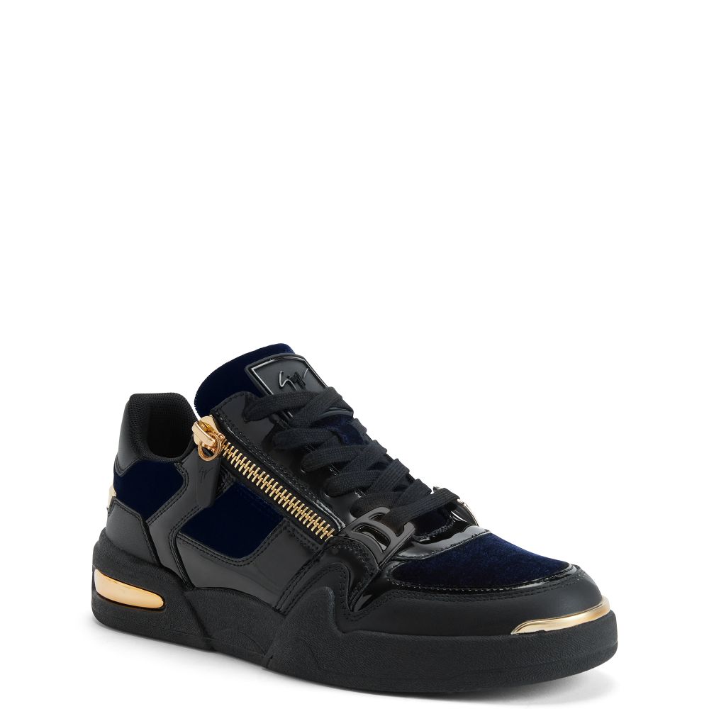 GUCCI ベルベットスニーカー ベロア スエード 37 黒 ラバーソール GZ-GHOST: Low-top sneakers Multicolor | Giuseppe Zanotti