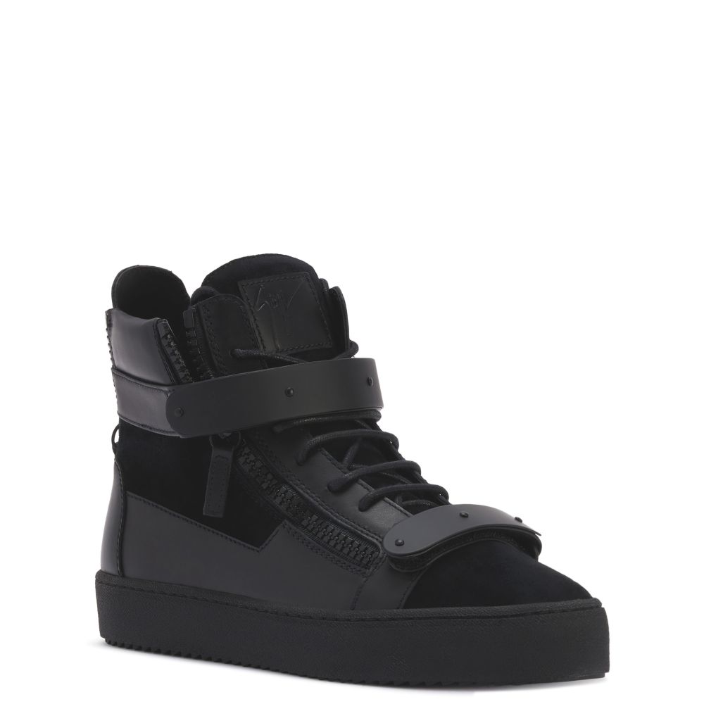 COBY MATT: Mid top sneakers Black | Giuseppe Zanotti